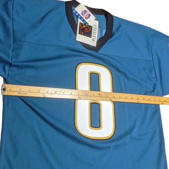 Logo 7 Jacksonville Jaguars Mark Brunell #8 NFL Men's Medium Football Jersey NWT - Picture 9 of 12